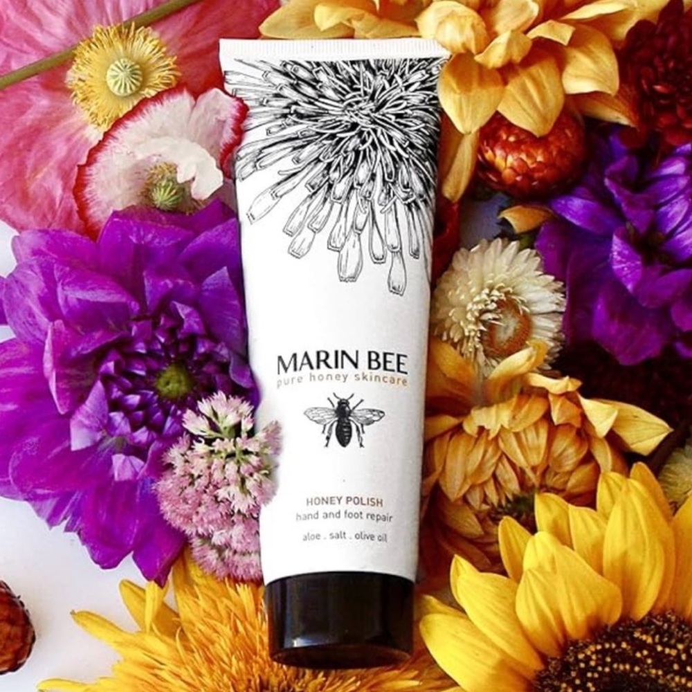 Marin Bee 5.7oz HONEY POLISH Moisturizing natural body scrub hydrating